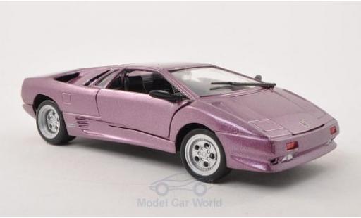 Lamborghini Diablo 1/24 Motormax metallic lila ohne Vitrine diecast model cars