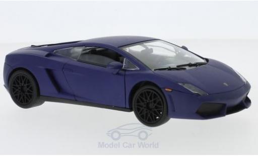 Diecast model cars Lamborghini Gallardo 1/24 Motormax LP 560-4 matt-blue 2008 Lamborghini Gallardo 1/24 Motormax LP 560-4 matt-blue 2008 diecast model cars