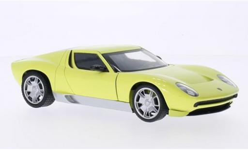 Lamborghini Miura 1/24 Motormax Concept yellow diecast model cars