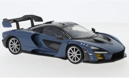 Diecast model cars McLaren Senna 1/24 Motormax metallic blue McLaren Senna 1/24 Motormax metallic blue diecast model cars