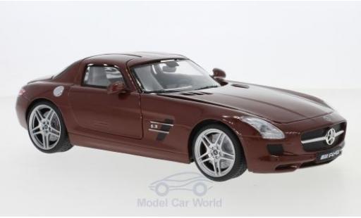 Diecast model cars Mercedes SLS 1/18 Motormax AMG (C197) metallic brown Mercedes SLS 1/18 Motormax AMG (C197) metallic brown diecast model cars