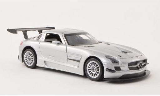 Mercedes SLS 1/24 Motormax AMG GT3 grey Plain Body Version sans Vitrine diecast model cars