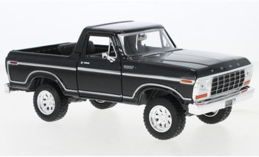 Diecast model cars Ford Bronco 1/24 Motormax Custom black 1978 Ford Bronco 1/24 Motormax Custom black 1978 diecast model cars