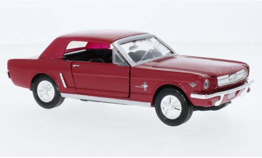 Diecast model cars Ford Mustang 1/24 Motormax Hardtop red 1964 Ford Mustang 1/24 Motormax Hardtop red 1964 diecast model cars