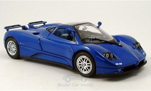 Diecast model cars Pagani Zonda C12 1/18 Motormax C12 metallic blue 2004 Pagani Zonda C12 1/18 Motormax C12 metallic blue 2004 diecast model cars