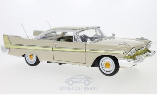 Diecast model cars Plymouth Fury 1/18 Motormax beige 1958 Plymouth Fury 1/18 Motormax beige 1958 diecast model cars