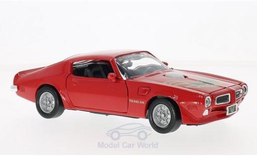 Diecast model cars Pontiac Firebird 1973 1/24 Motormax Trans Am red/Dekor 1973 Pontiac Firebird 1973 1/24 Motormax Trans Am red/Dekor 1973 diecast model cars