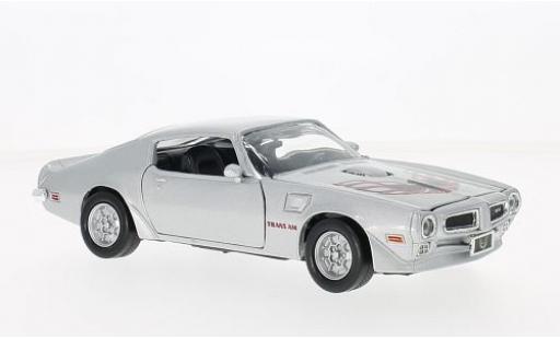 Pontiac Firebird 1/24 Motormax Trans Am grey/Dekor 1973 diecast model cars
