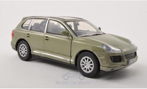 Diecast model cars Porsche Cayenne S 1/24 Motormax (9PA) metallic oliv 2008 Porsche Cayenne S 1/24 Motormax (9PA) metallic oliv 2008 diecast model cars