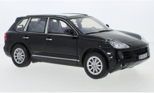 Diecast model cars Porsche Cayenne 1/18 Motormax (9PA) metallic black 2008 Porsche Cayenne 1/18 Motormax (9PA) metallic black 2008 diecast model cars