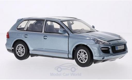Diecast model cars Porsche Cayenne Turbo 1/24 Motormax Turbo metallic blue Porsche Cayenne Turbo 1/24 Motormax Turbo metallic blue diecast model cars