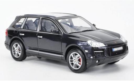 Diecast model cars Porsche Cayenne Turbo 1/18 Motormax Turbo metallic black Porsche Cayenne Turbo 1/18 Motormax Turbo metallic black diecast model cars