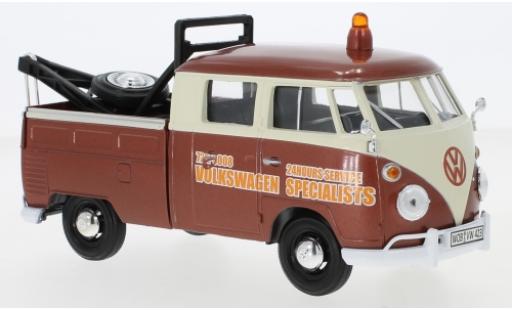 Diecast model cars Volkswagen T1 1/24 Motormax Abschleppwagen Specialists Volkswagen T1 1/24 Motormax Abschleppwagen Specialists diecast model cars