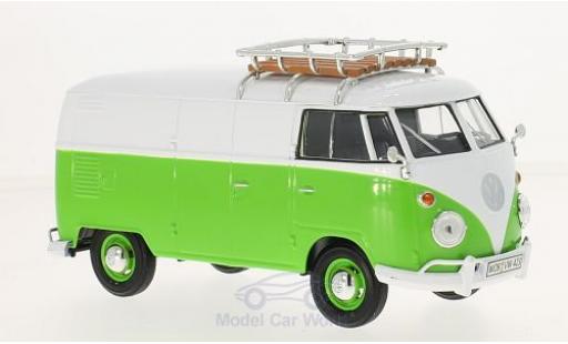 Diecast model cars Volkswagen T1 A 1/24 Motormax green/white Kastenwagen mit Dachgepäckträger Volkswagen T1 A 1/24 Motormax green/white Kastenwagen mit Dachgepäckträger diecast model cars