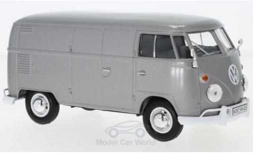 Diecast model cars Volkswagen T1 1/24 Motormax Kasten metallic grey Volkswagen T1 1/24 Motormax Kasten metallic grey diecast model cars
