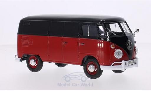 Volkswagen T1 A 1/24 Motormax Kasten black/red diecast model cars
