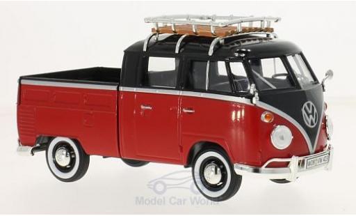 Diecast model cars Volkswagen T1 A 1/24 Motormax Pick Up mit Dachgepäckträger Volkswagen T1 A 1/24 Motormax Pick Up mit Dachgepäckträger diecast model cars