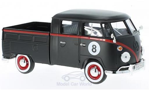 Diecast model cars Volkswagen T1 1/24 Motormax black Hot Rod Volkswagen T1 1/24 Motormax black Hot Rod diecast model cars