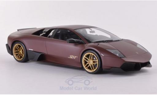 Diecast model cars Lamborghini Murcielago LP670-4 1/18 MR Collection LP670-4 SV matt-brown Türen und Hauben geschlossen Lamborghini Murcielago LP670-4 1/18 MR Collection LP670-4 SV matt-brown Türen und Hauben geschlossen diecast model cars