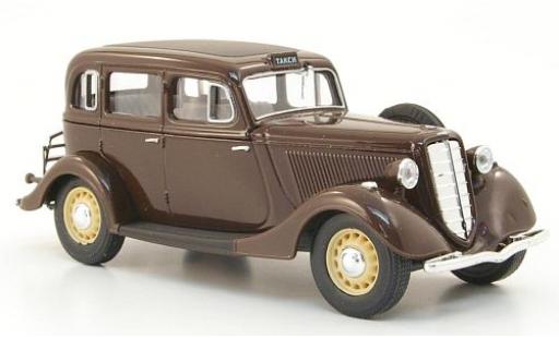 Gaz M1 1/43 Nash Avtoprom GAZ brown Taxi diecast model cars