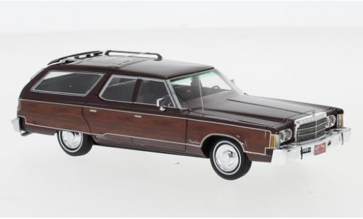 Diecast model cars Chrysler Town & Country 1/43 Neo metallic red/Holzoptik 1976 Chrysler Town & Country 1/43 Neo metallic red/Holzoptik 1976 diecast model cars