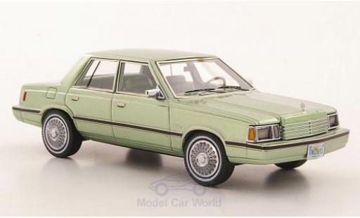 Diecast model cars Dodge Aries 1/43 Neo (K-Car) metallic green 1983 Dodge Aries 1/43 Neo (K-Car) metallic green 1983 diecast model cars