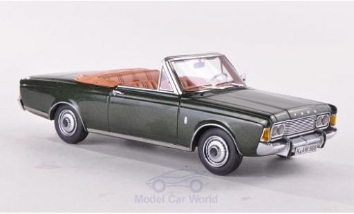 Diecast model cars Ford Taunus 1970 1/43 Neo (P7b) 26M Cabriolet Deutsch metallic green 1970 Ford Taunus 1970 1/43 Neo (P7b) 26M Cabriolet Deutsch metallic green 1970 diecast model cars