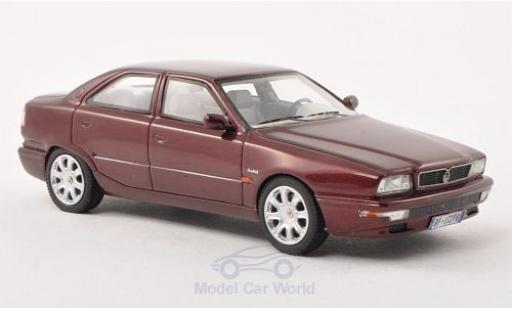 Diecast model cars Maserati Quattroporte 1/43 Neo IV metallic red 1994 Maserati Quattroporte 1/43 Neo IV metallic red 1994 diecast model cars