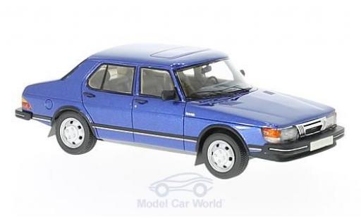 Saab 900 1/43 Neo GLi metallic blue 1981 diecast model cars