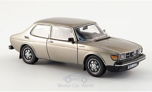 Saab 99 1/43 Neo EMS metallic grey 1977 diecast model cars