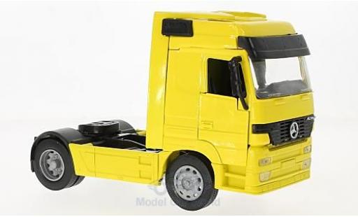 Diecast model cars Mercedes Actros 1/32 New Ray 1857 yellow Zugmaschine Mercedes Actros 1/32 New Ray 1857 yellow Zugmaschine diecast model cars