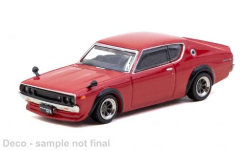 Diecast model cars Nissan Skyline 2000 GT-R (KPGC110) rot 1972 1/64 Tarmac Works