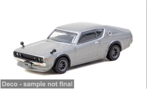 Diecast model cars Nissan Skyline 2000 GT-R (KPGC110) silber 1969 1/64 Tarmac Works