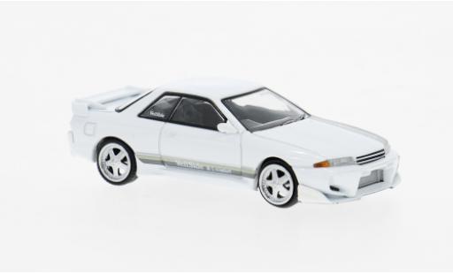 Nissan Skyline 1/64 Mini GT GT-R (R32) VeilSide Combat C-I weiss 2011 1:64 diecast model cars