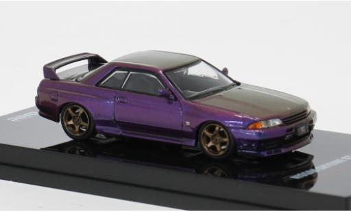 Nissan Skyline 1/64 INNO64 GT-R (R32) violett 1:64 diecast model cars
