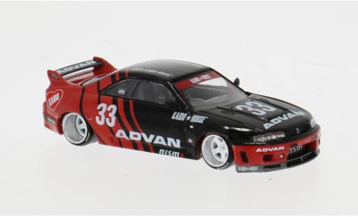 Diecast model cars Nissan Skyline R33 GT-R () Kaido Works Advan 1/64 Mini GT