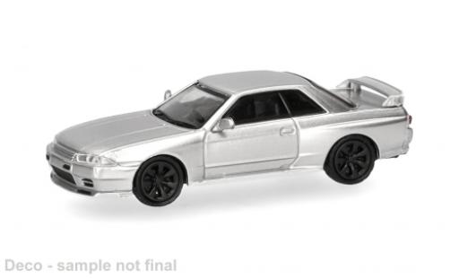 Nissan Skyline 1/87 Micro City 87 GTR (R32) silber 1:87 diecast model cars