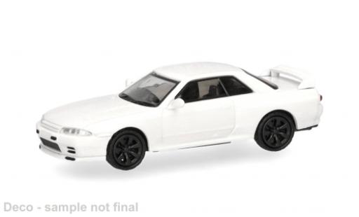 Diecast model cars Nissan Skyline GTR (R32) weiss 1/87 Micro City 87