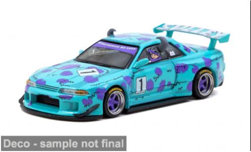 Diecast model cars Nissan Skyline (R32) Widebody blau/violett 1/64 Tarmac Works