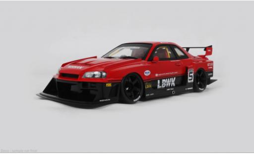 Nissan Skyline 1/18 GT Spirit R34 GT-R rot/schwarz 2020 1:18 diecast model cars