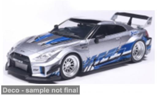 Nissan Skyline 1/43 Solido (R35) GT-R silber/blau 1:43 diecast model cars