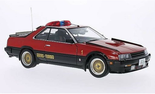 Nissan Skyline RS-Turbo 1/18 Autoart (DR30) Seibu-Keisatsu Machine -1 red/black RHD diecast model cars