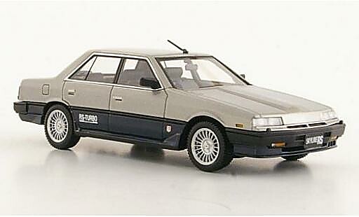 Diecast model cars Nissan Skyline Sedan 2000 Turbo RS-X silber/blau 1984 1/43 Hi Story