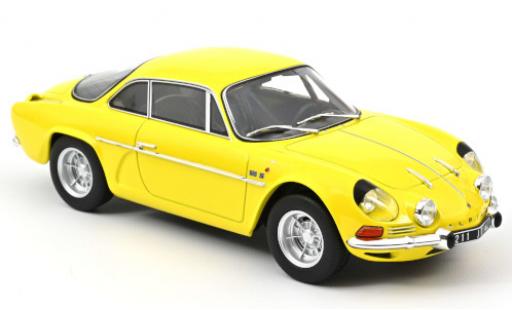 Alpine A110 1/18 Norev 1600S yellow 1971 diecast model cars