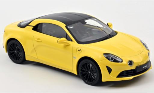 Alpine A110 1/18 Norev Color Edition yellow 2020 diecast model cars