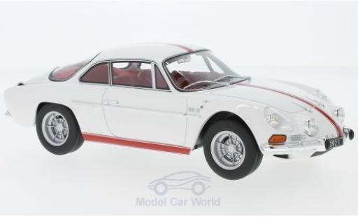 Alpine A110 1/18 Norev Renault 1600S white/red 1971 diecast model cars