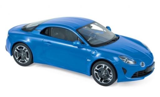 Alpine A110 1/18 Norev Renault Legende metallic blue 2018 diecast model cars