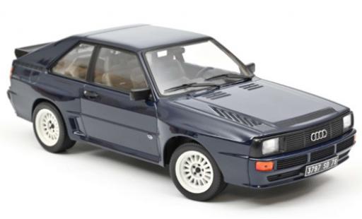 Audi Sport Quattro 1/18 Norev Sport quattro blue 1985 diecast model cars