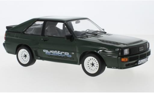 Audi Sport Quattro 1/18 Norev Sport quattro green/Dekor 1985 diecast model cars