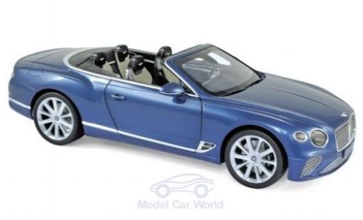 Diecast model cars Bentley Continental 1/18 Norev GTC metallic blue 2019 Bentley Continental 1/18 Norev GTC metallic blue 2019 diecast model cars